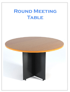 Round Meeting Table | Slantic Dia 1200mm | LIZO Singapore 